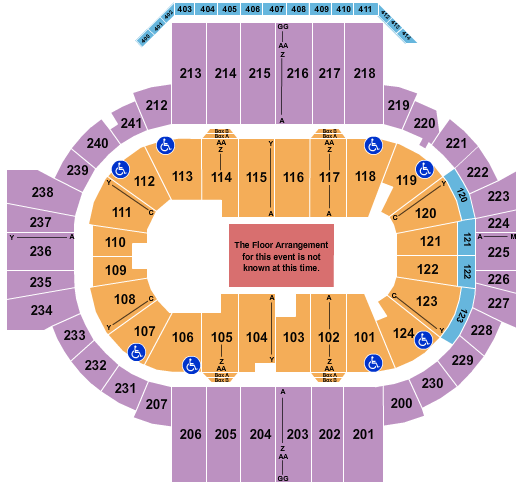 PeoplesBank Arena Journey Seating Chart